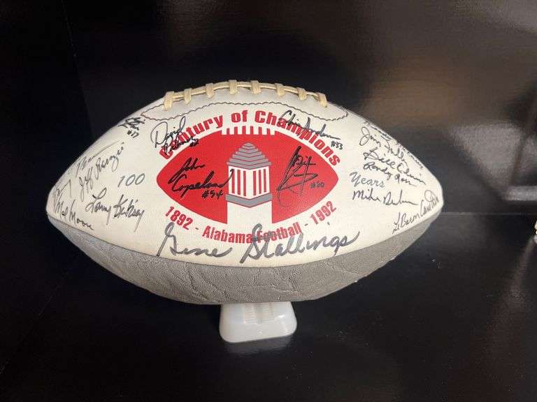 1992 Alabama Team Signed Football - National Championship Season image