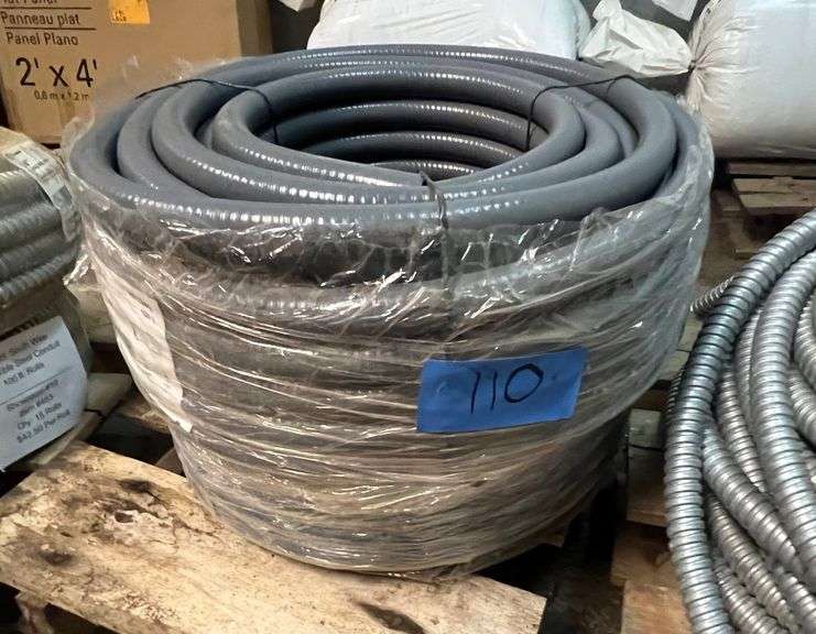 Lot - (2) Southwire Top-Flex 3/4" Conduit - 100' Rolls image