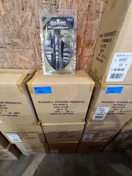 (3) Boxes - New Uncle Mike's Tactical IWB Tuckable Holster - Size 19, Qty: 6 per box image