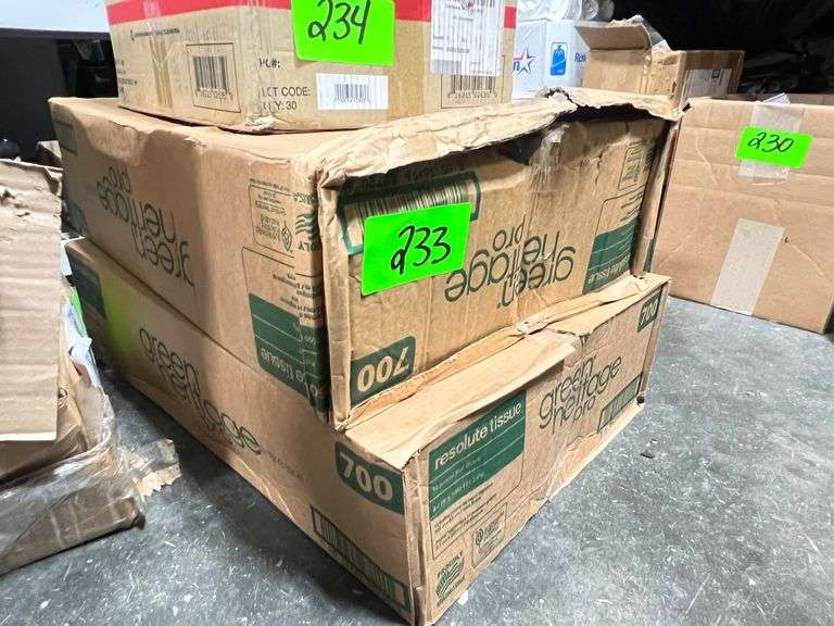Lot - (2) Boxes Green Heritage Pro Tissue image