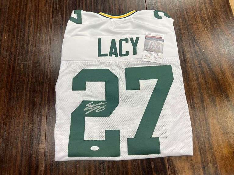 Eddie Lacy Autographed Jersey with CoA image