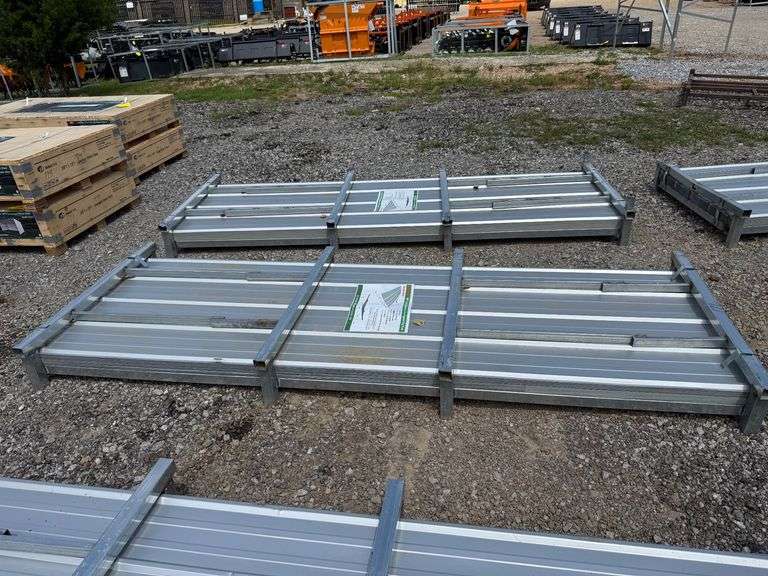 (100) Panels - AllMetal K0311 Unused 10ft Corrugated Steel panels