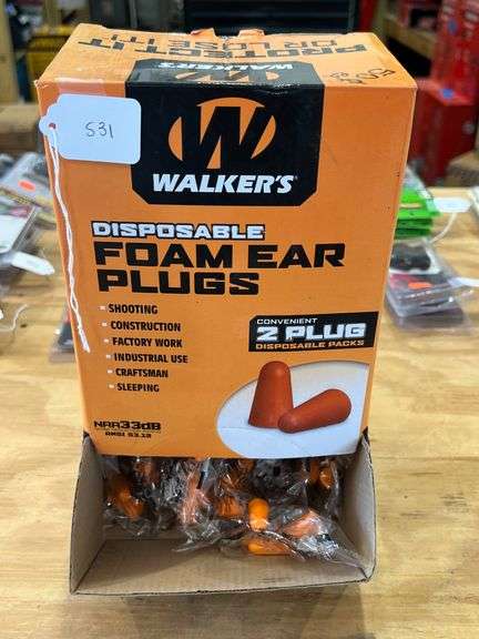 Walkers Disposable Foam Ear Plugs image