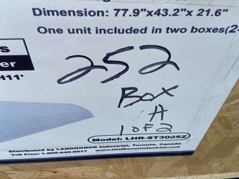 Landhonor Unused LHR-ST3085Z 30FTx85FT Peak Ceiling Storage Shelter