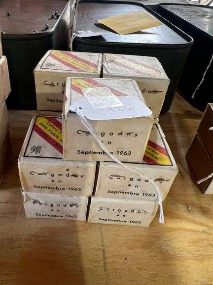 Spanish 9mm Largo, Marked September 1963 - 11 boxes of 50 image