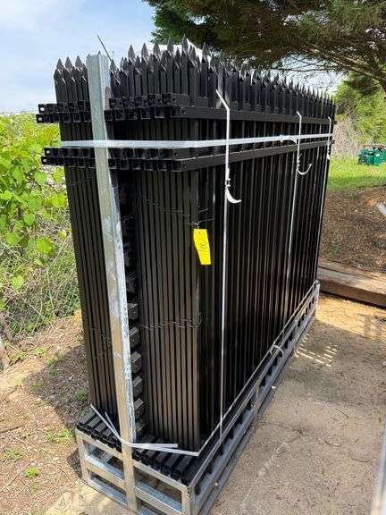 2025 KJ Unused K0608-22 Heavy Duty Powder Coated Steel Site Fence