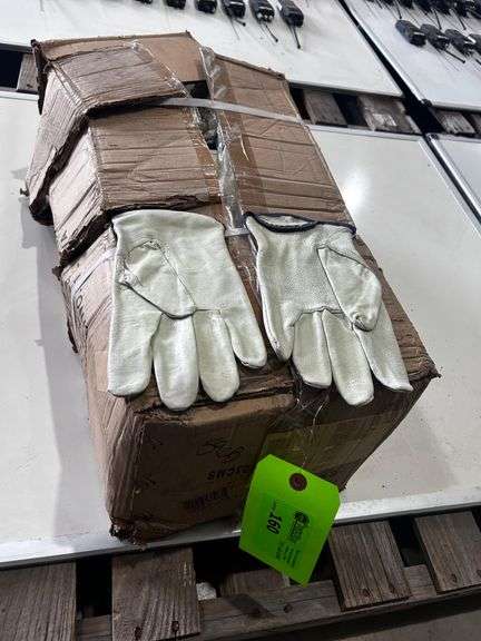 (72) PAIR X-LARGE LEATHER WORK GLOVES image