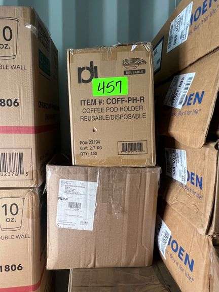 Lot - Coffee Pod Holders and Colombian Gourmet Coffee Packets image