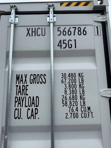 2025 "One Use" 40ft Steel Storage Container