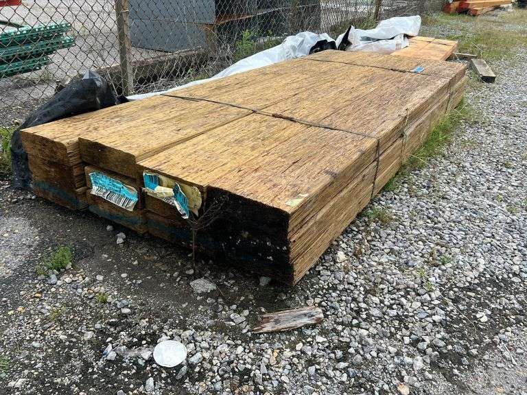 Lot - (9) PSL Untreated Lumber - 3-1/4" x 11-7/8" x 10' image