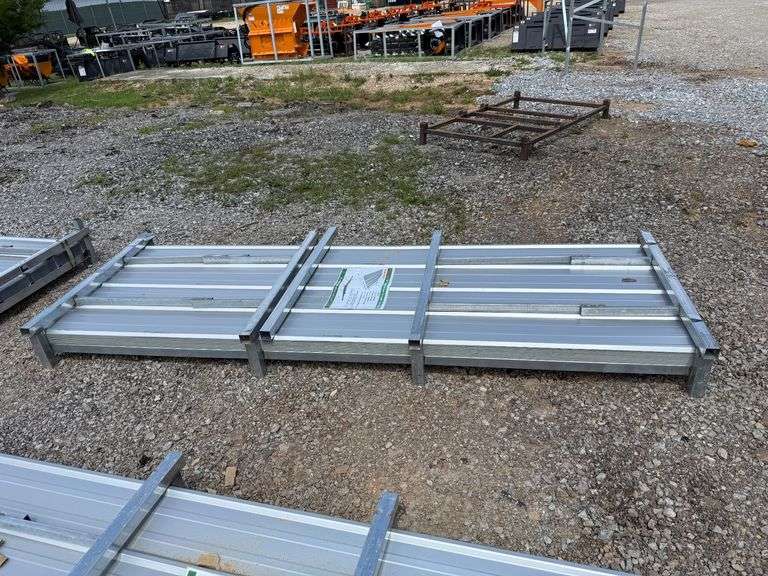 (100) Panels - AllMetal K0311 Unused 10ft Corrugated Steel panels