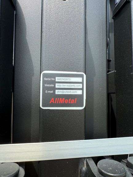 2025 AllMetal Unused K0720 Metal Farm Driveway Gates
