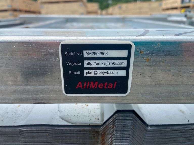 (100) Panels - AllMetal K0311 Unused 10ft Corrugated Steel panels