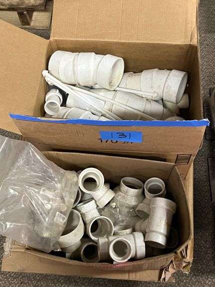 Lot - PVC Pipes and Fittings image