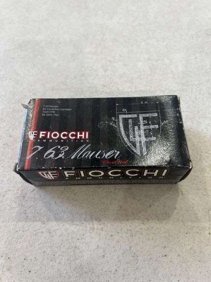 Fiocchi 7.63 Mauser Ammo - 1 Box of 50 image