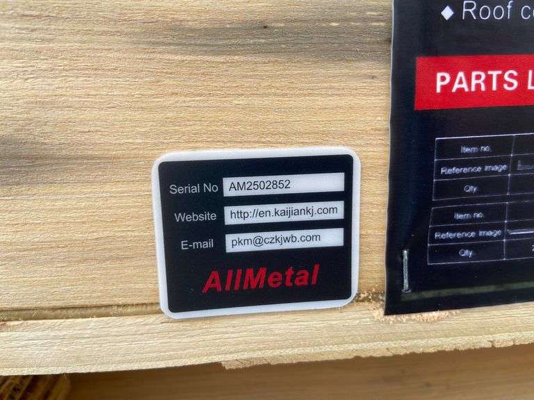 AllMetal Unused K1119 11ftx19ft All-Steel Carport