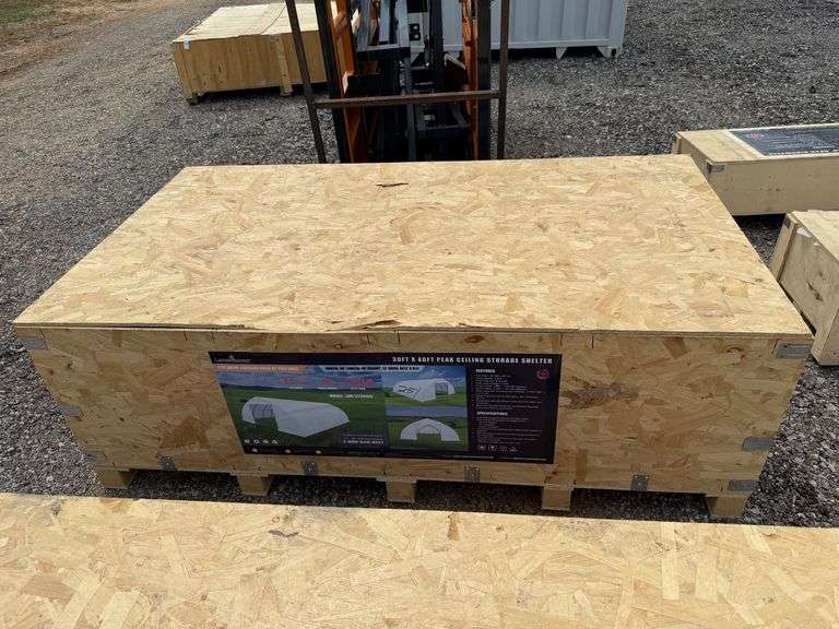 2025 Landhonor Unused LHR-ST3040Z 30FTx40FT Peak Ceiling Storage Shelter