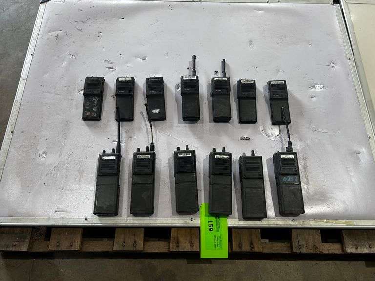 (7) "MOTOROLA" HT1000 AND (6) "MULTIPLIER" SURE GRIP RADIOS image