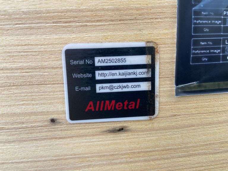 AllMetal Unused K2119 23ftx22ft Double Garage Metal Shed