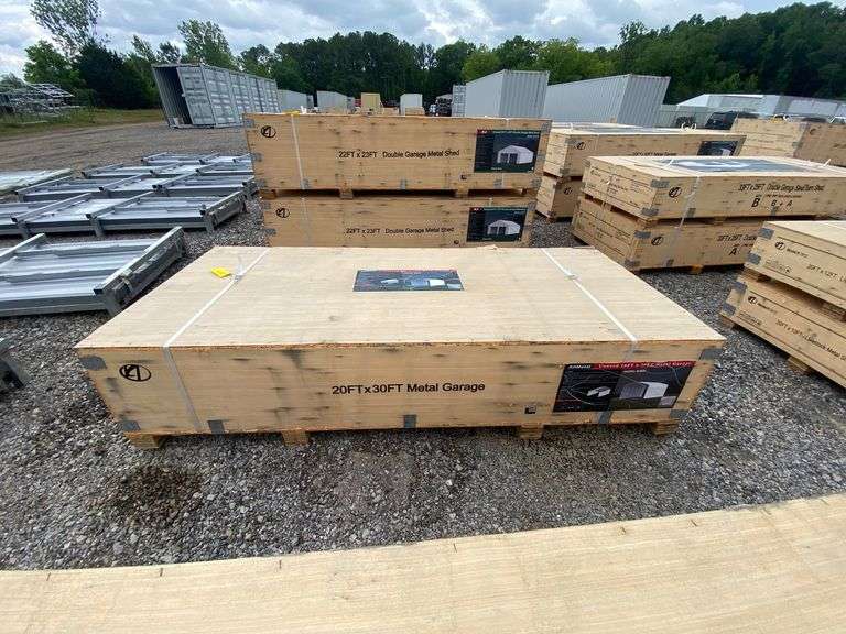 AllMetal Unused K2030 20ftx30ft Metal Garage