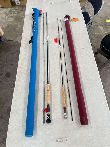 (2) Fly Fishing Rods - Tycoon Fin-Nor and Penn Gold Medal image
