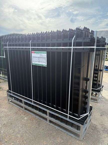 2025 KJ Unused K0608-22 Heavy Duty Powder Coated Steel Site Fence