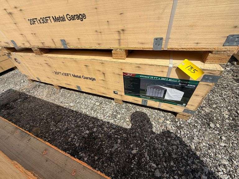 AllMetal Unused K2030 20ftx30ft Metal Garage