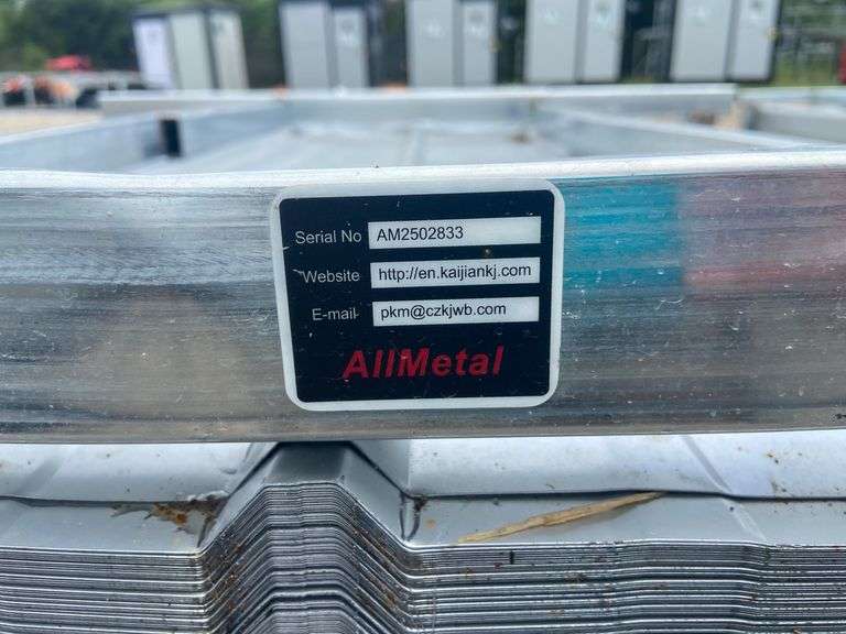 (100) Panels - AllMetal K0311 Unused 10ft Corrugated Steel panels
