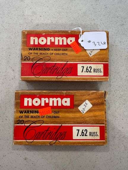 Norma 7.62 RUSS Ammo - 2 Boxes of 20 image