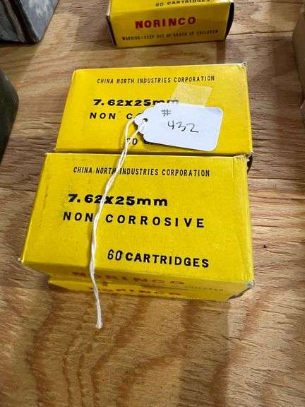 Norinco 7.62x25MM - 4 Boxes of 60 image