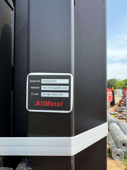 2025 AllMetal Unused K0720 Metal Farm Driveway Gates