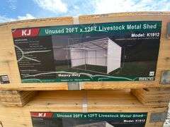 KJ Unused K1912 20ftx12ft Livestock Metal Shed