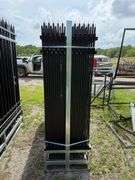 2025 AllMetal Unused K0608-22 Powder Coated Steel Site Fence