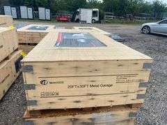 AllMetal Unused K2030 20ftx30ft Metal Garage