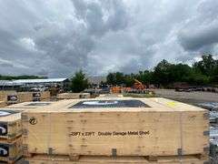 KJ Unused K2119 23ftx22ft Double Garage Metal Shed