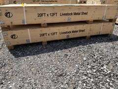 KJ Unused K1912 20ftx12ft Livestock Metal Shed