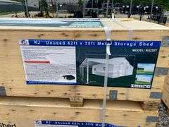 Allmetal Unused K4230T 42ftx30ft Metal Storage Shed