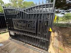 2025 KJ Unused K0720 Heavy Duty Metal Farm Driveway Gates