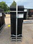 2025 KJ Unused K0608-22 Heavy Duty Powder Coated Steel Site Fence