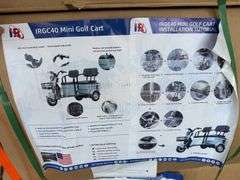 2025 IR Sdlanch Unused IRGC40 Electric Three-Wheeled Cart