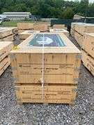 KJ Unused K4525 45ftx25ft Double Garage Steel Barn Shed