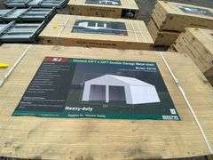 KJ Unused K2119 23ftx22ft Double Garage Metal Shed
