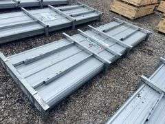 (100) Panels - AllMetal K0311 Unused 10ft Corrugated Steel panels