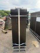 2025 KJ Unused K0608-22 Heavy Duty Powder Coated Steel Site Fence