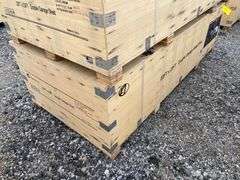 AllMetal Unused K2119 23ftx22ft Double Garage Metal Shed