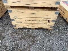 AllMetal Unused K2119 23ftx22ft Double Garage Metal Shed