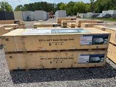 KJ Unused K4230T 42ftx30ft Metal Storage Shed
