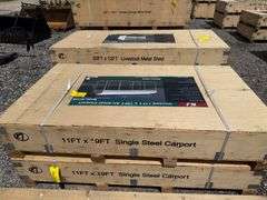 KJ Unused K1119 11ftx19ft All-Steel Carport