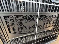 2025 KJ Unused K0720 Heavy Duty Metal Farm Driveway Gates