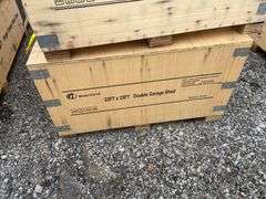 KJ Unused K2119 23ftx22ft Double Garage Metal Shed